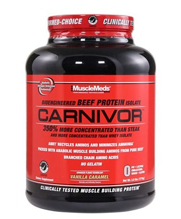 MuscleMeds: Carnivor: 4lb Vanilla Caramel.